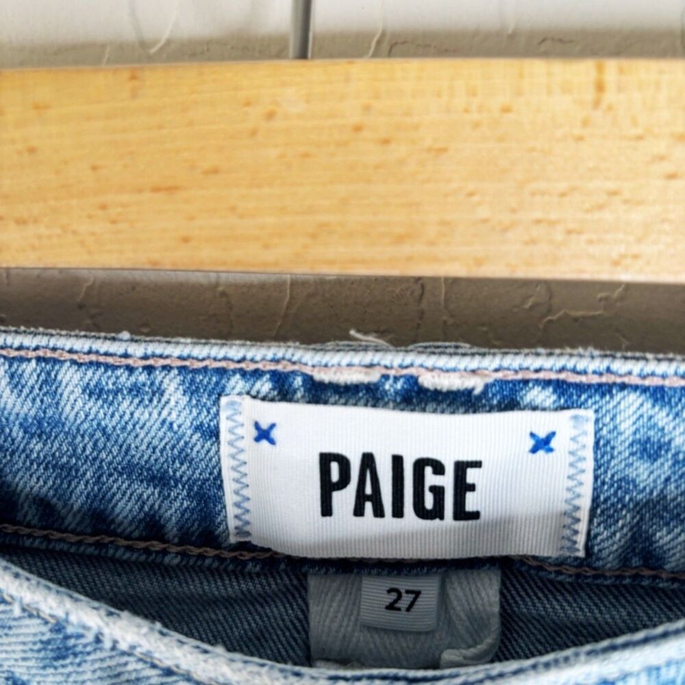 PAIGE Stella Straight Gnarly Destructed - Picture 3 of 7